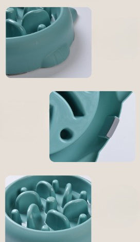 "No More Gulping! Anti-Choke Slow Feeder Bowl for Dogs & Cats" - Prateeks Woof Warehouse