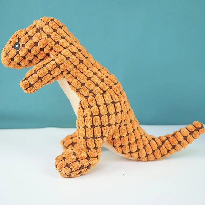 Plush Gator Chew Toy – Squeaky Dog Toy for Teeth & Training Fun - Prateeks Woof Warehouse