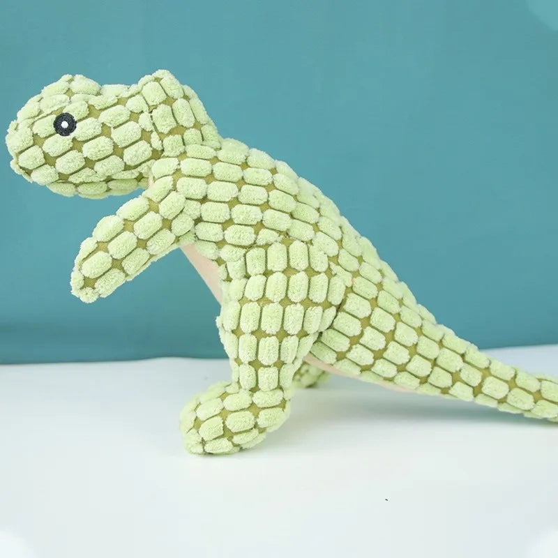 Plush Gator Chew Toy – Squeaky Dog Toy for Teeth & Training Fun - Prateeks Woof Warehouse