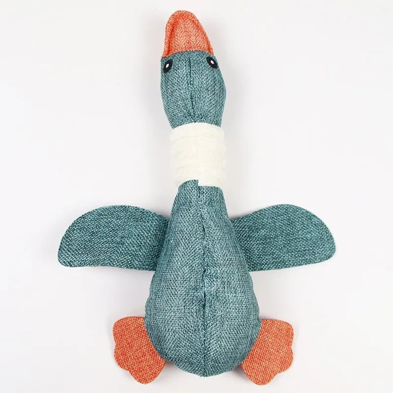 Plush Gator Chew Toy – Squeaky Dog Toy for Teeth & Training Fun - Prateeks Woof Warehouse