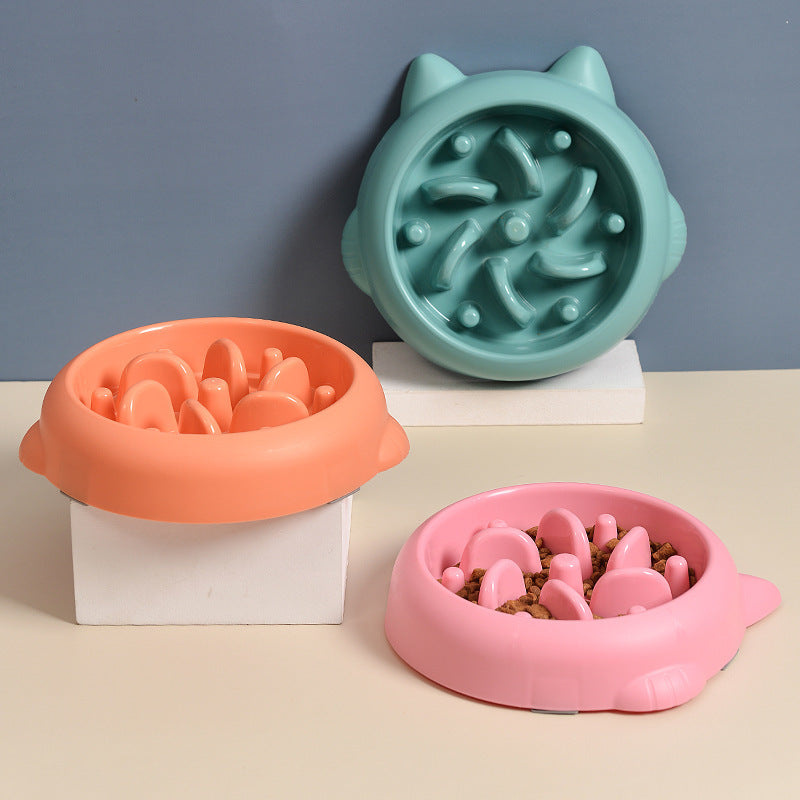 "No More Gulping! Anti-Choke Slow Feeder Bowl for Dogs & Cats" - Prateeks Woof Warehouse