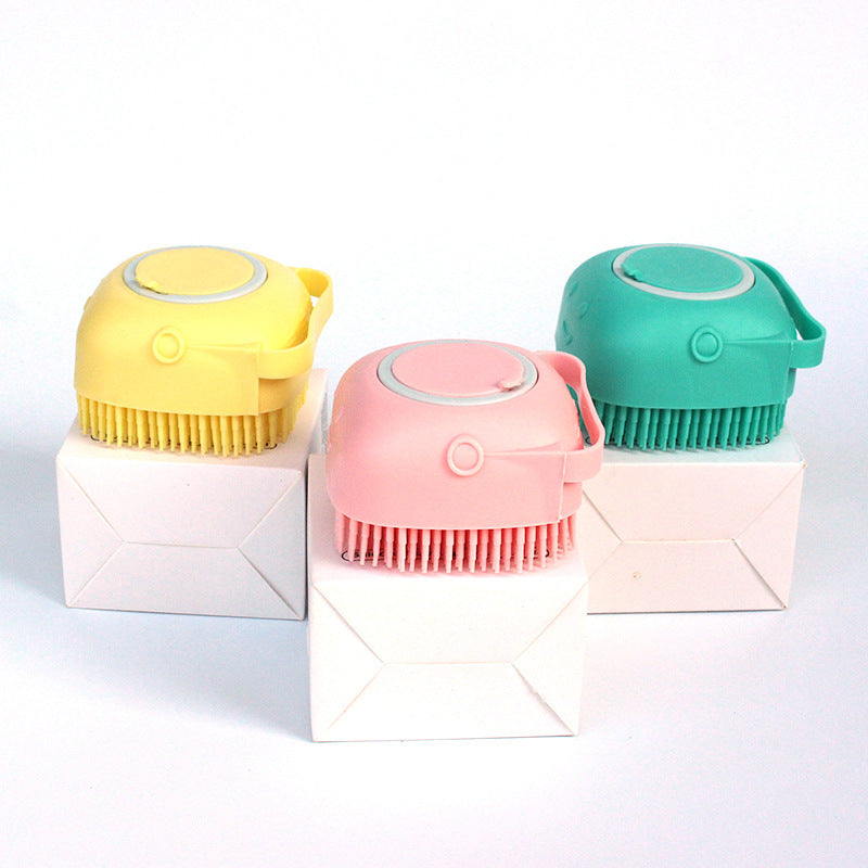 Silicone Dog and Cat Bath Massage Gloves Brush - Prateeks Woof Warehouse